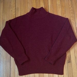 Elan Burgundy Turtleneck Sweater Size Small
